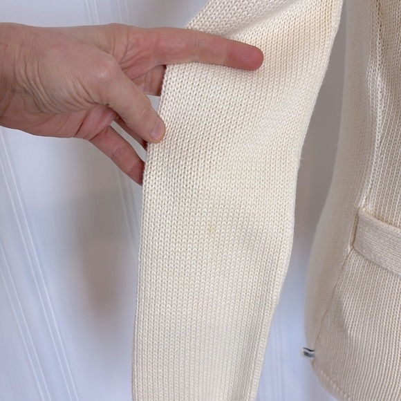 POLO JEAN COMPANY by RALPH LAUREN vintage cream cardigan - Picture 10 of 10